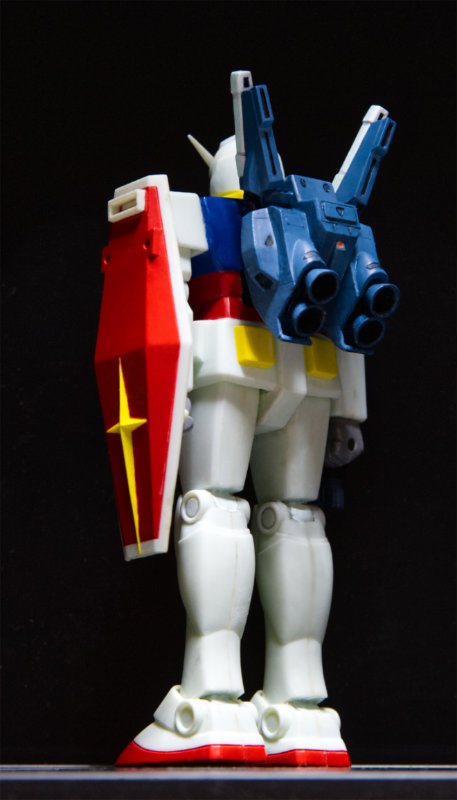 1/144旧キット300円ガンダムと旧HG Mk-2のミキシング写真３